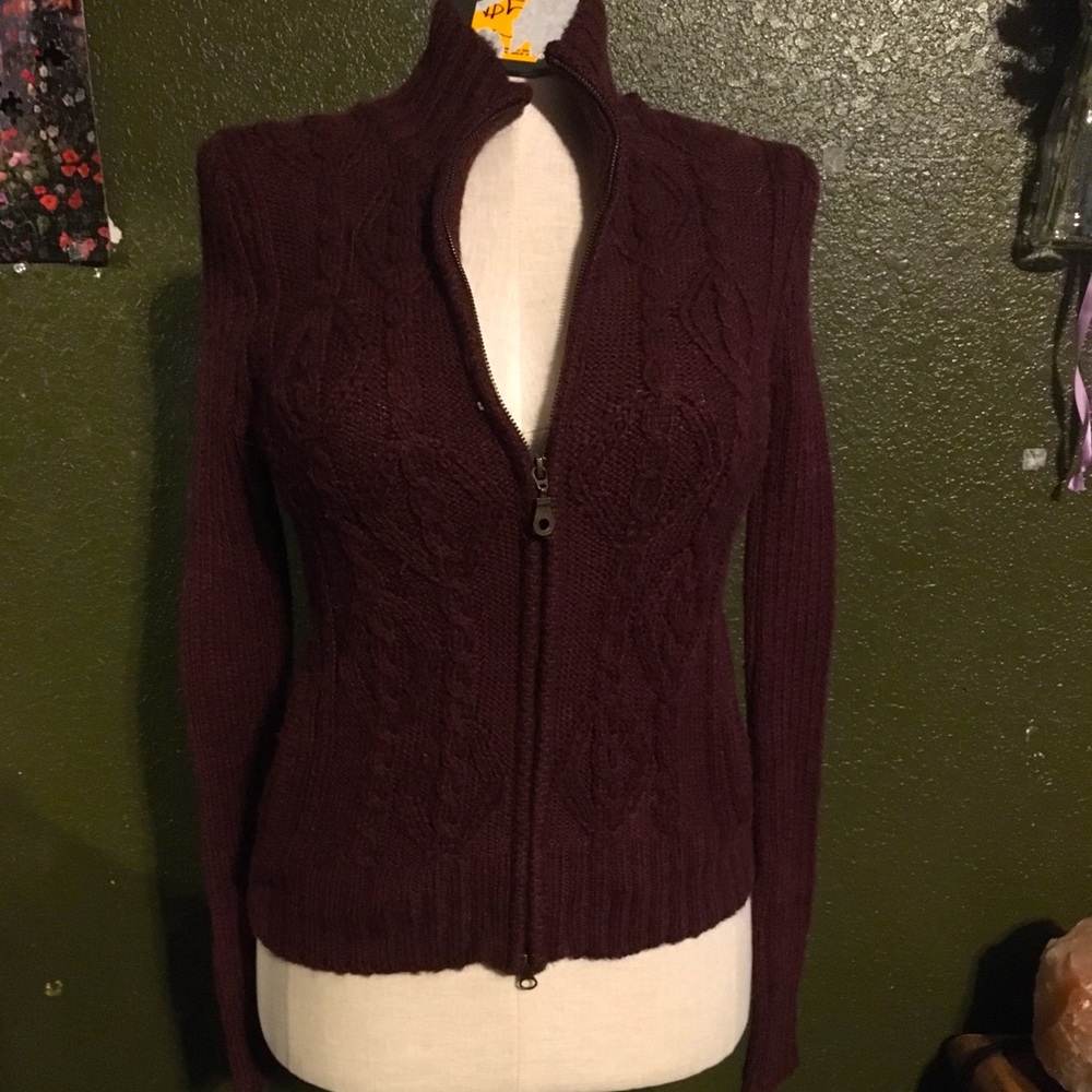 Burgundy Cozy Sweater
